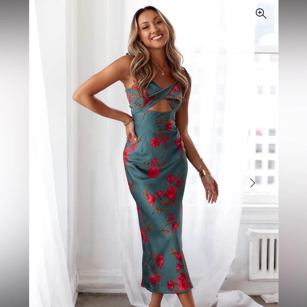 Hello Molly Fool Me Once Midi Dress - Size S